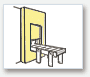 Conveyor system closures